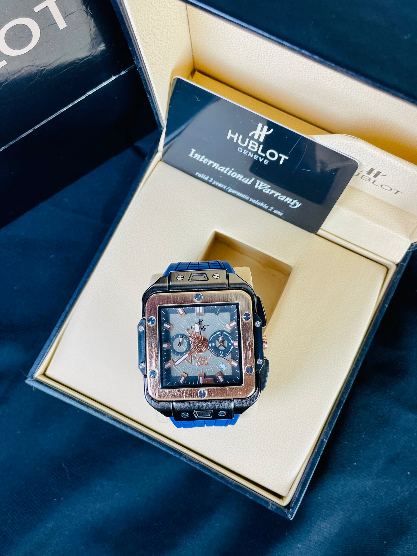 Hublot Square Stanless Steel Chronograph