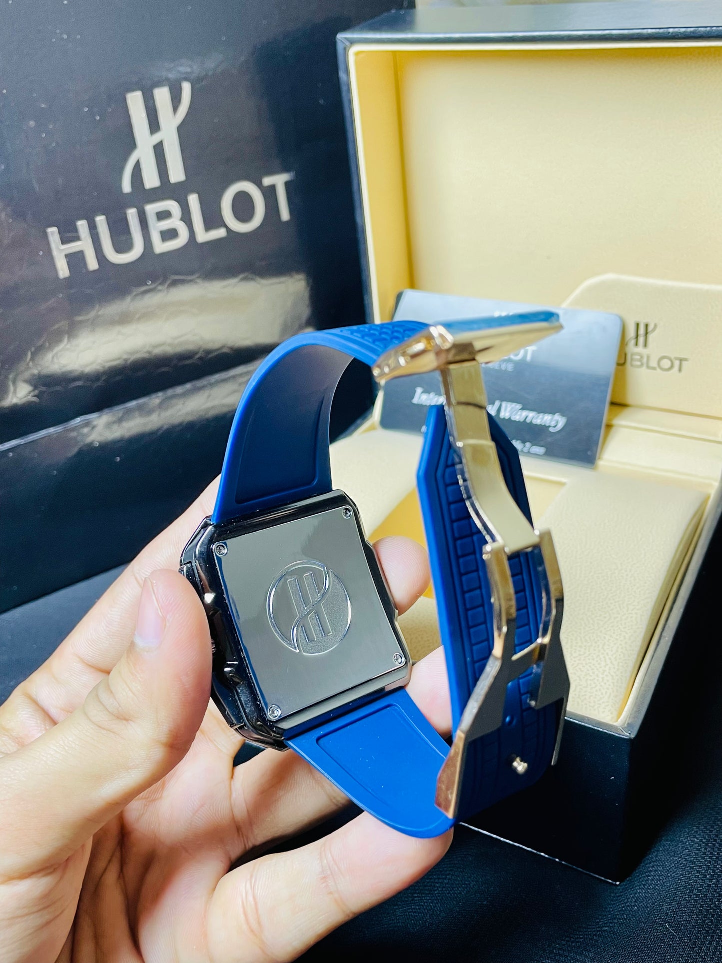 Hublot Square Stanless Steel Chronograph