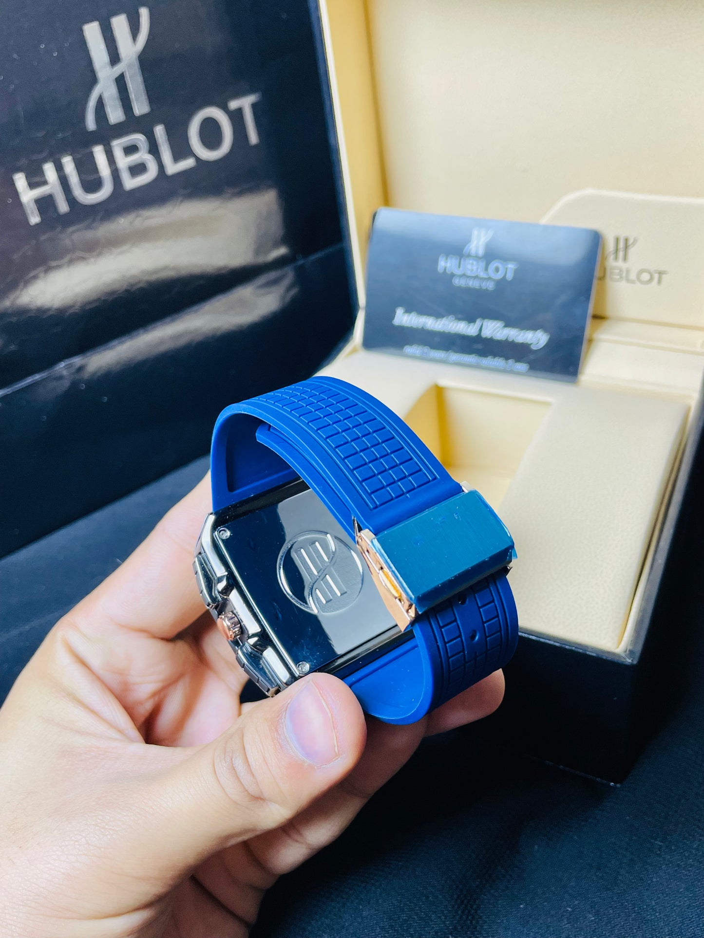 Hublot Square Stanless Steel Chronograph