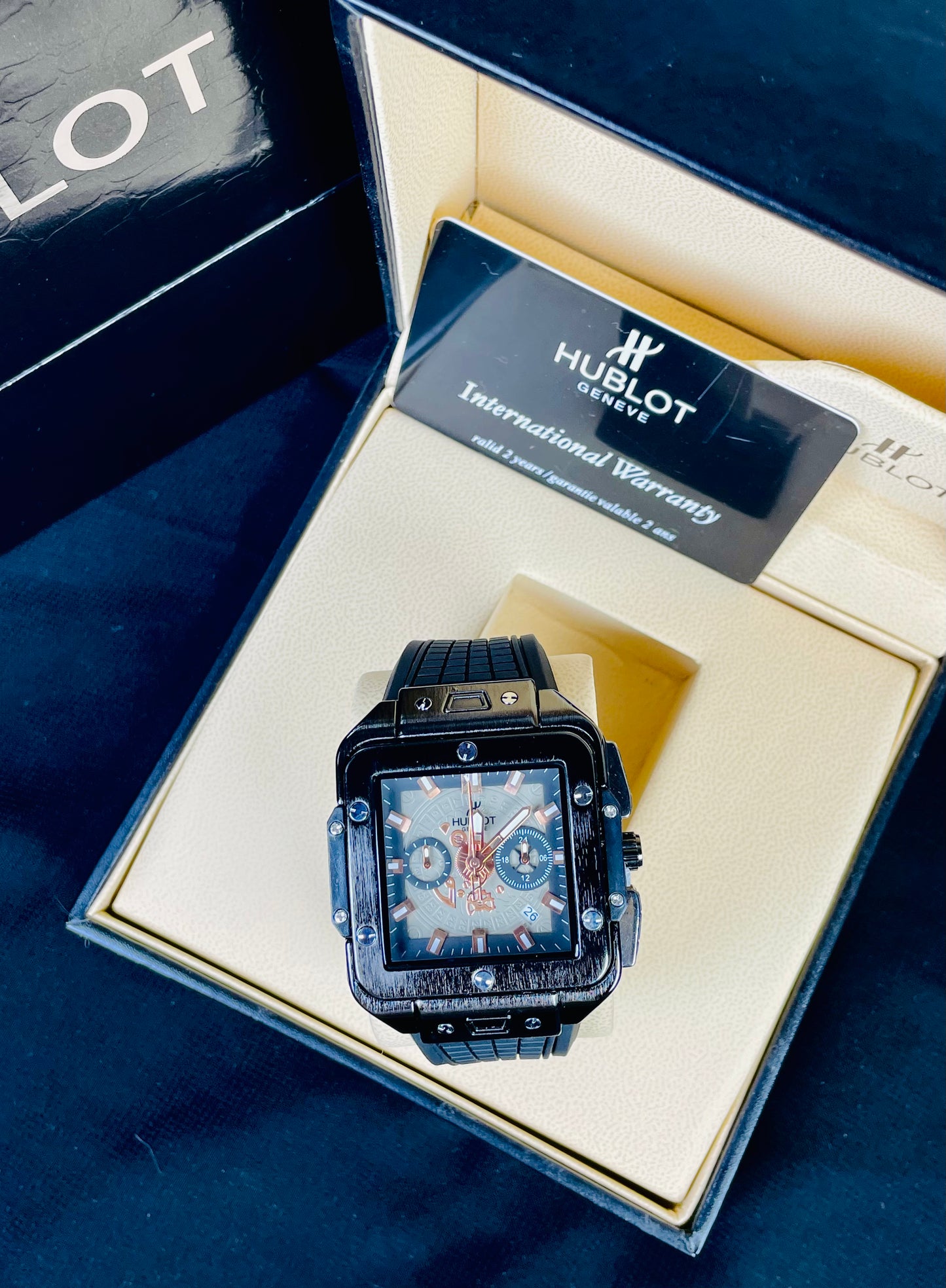 Hublot Square Stanless Steel Chronograph