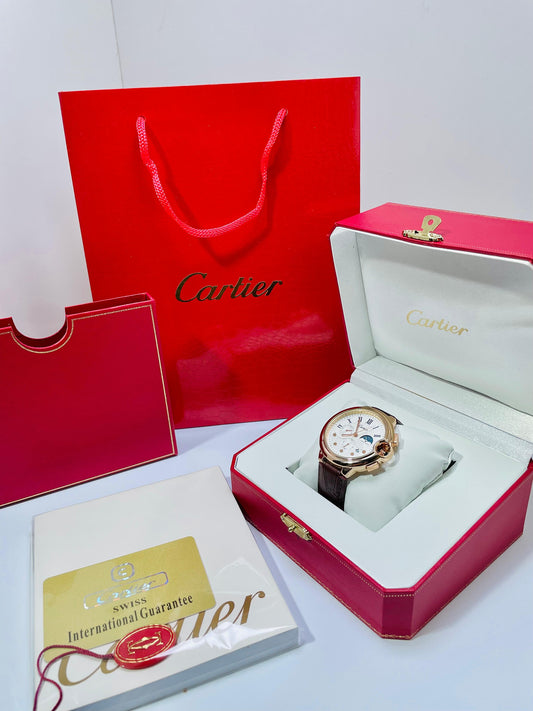 Cartier Ballon Bleu Moonphase – Luxury Rose Gold Masterpiece