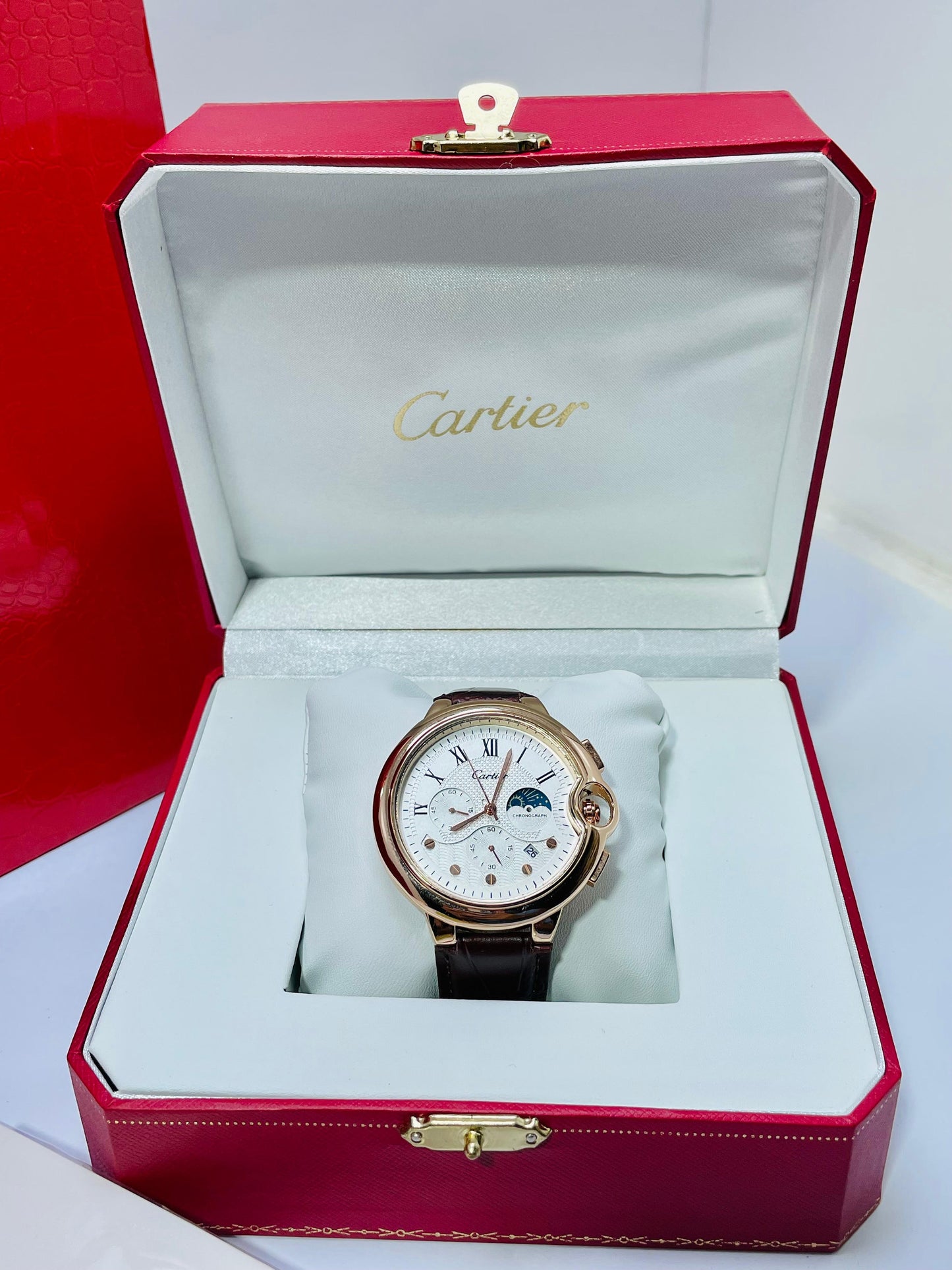 Cartier Ballon Bleu Moonphase – Luxury Rose Gold Masterpiece