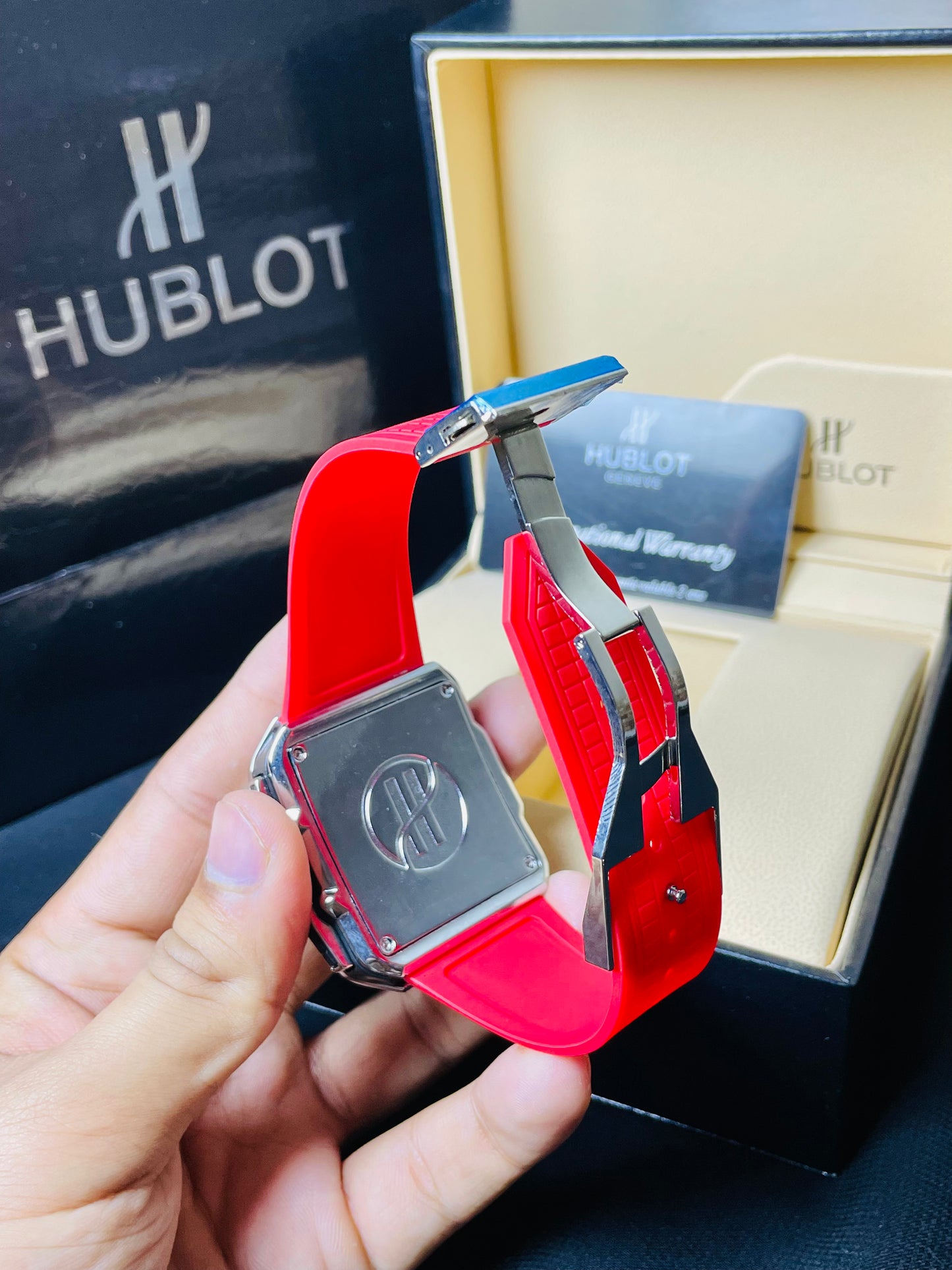 Hublot Square Stanless Steel Chronograph