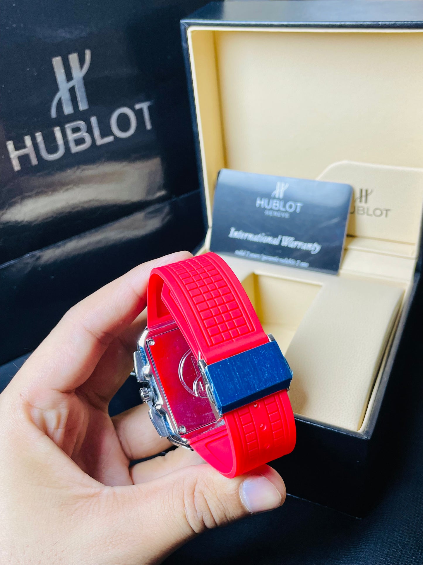 Hublot Square Stanless Steel Chronograph