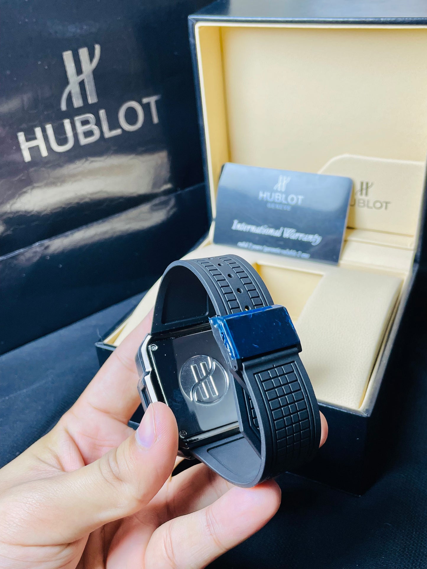 Hublot Square Stanless Steel Chronograph