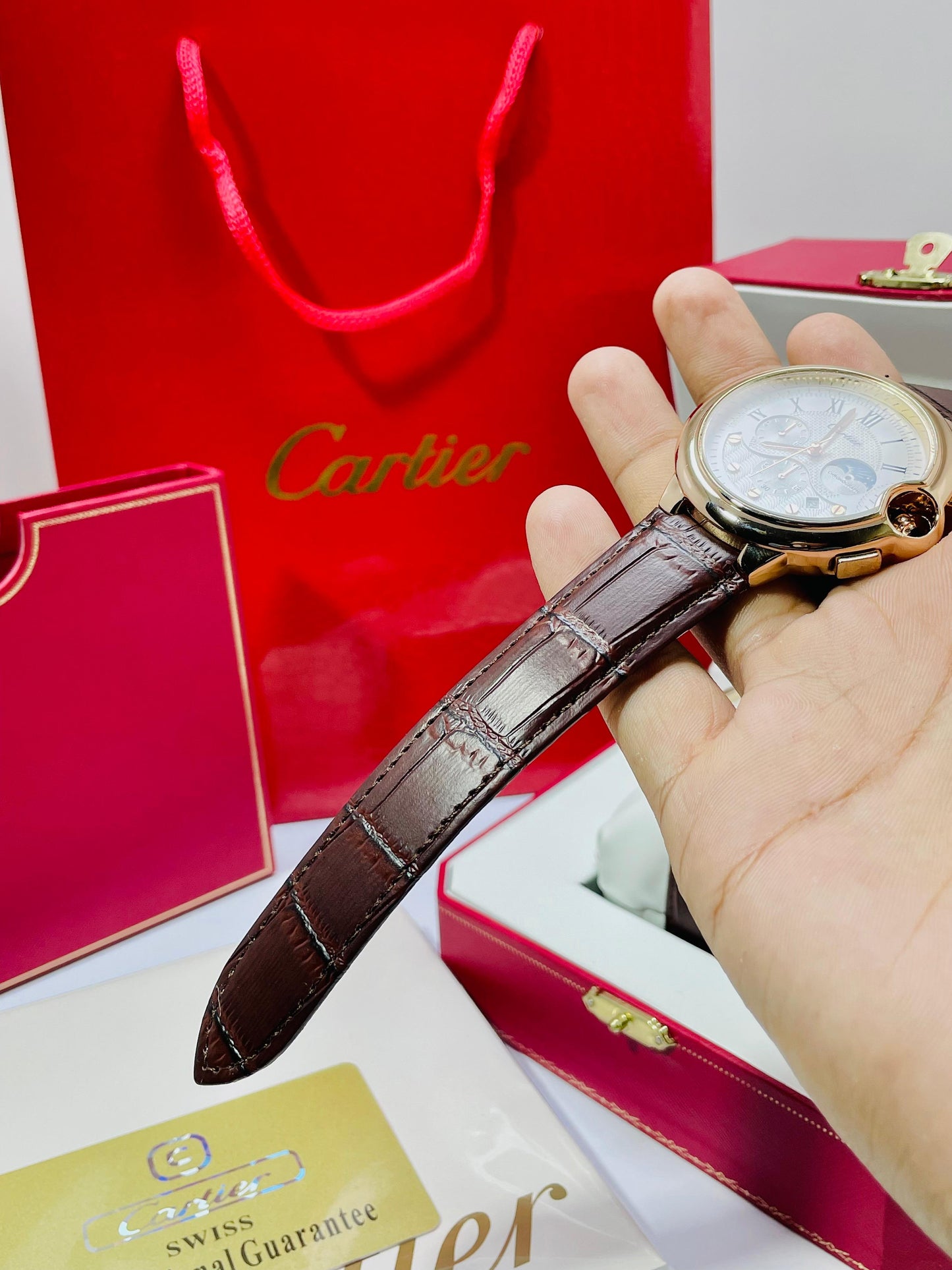 Cartier Ballon Bleu Moonphase – Luxury Rose Gold Masterpiece