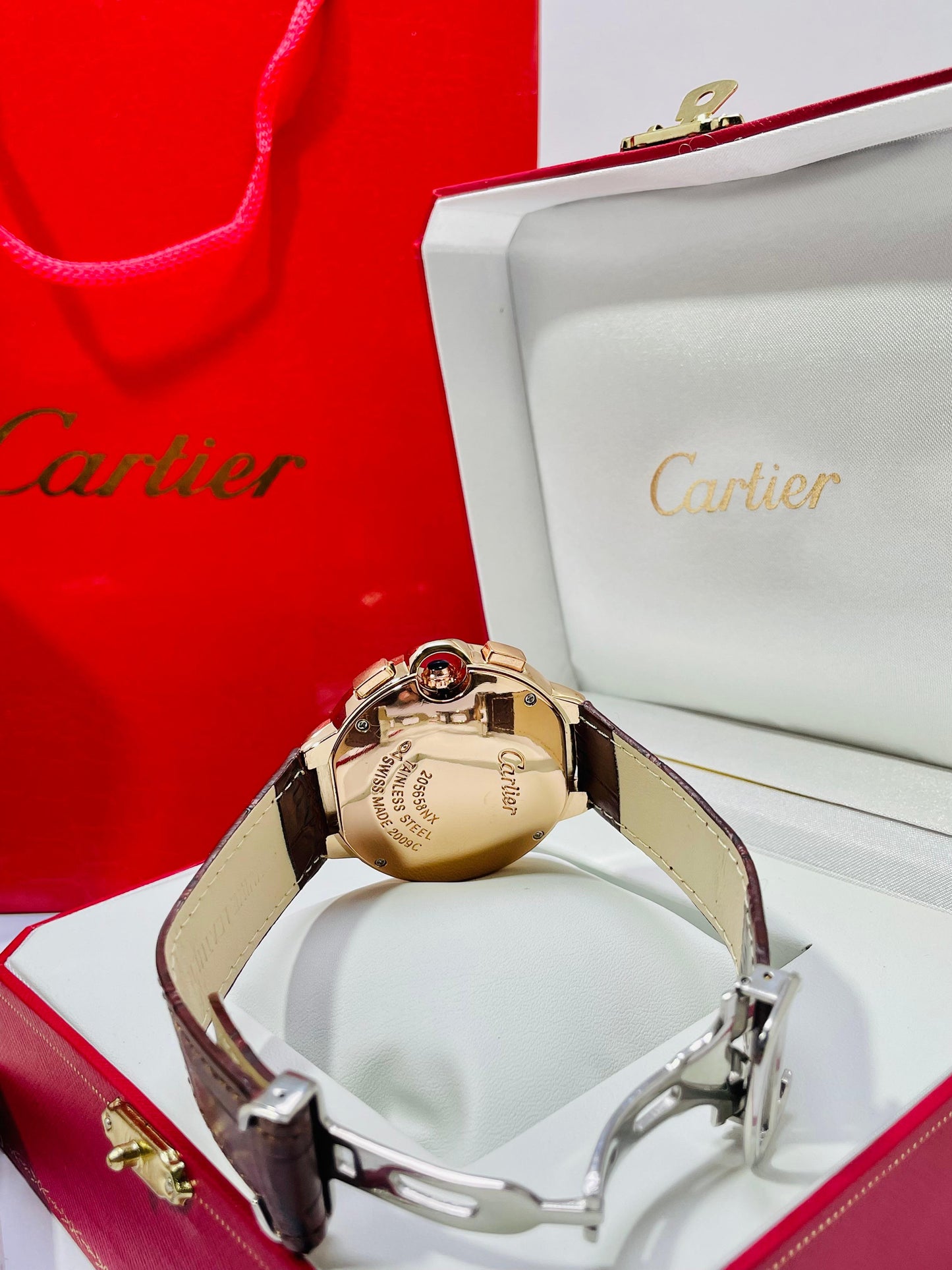 Cartier Ballon Bleu Moonphase – Luxury Rose Gold Masterpiece